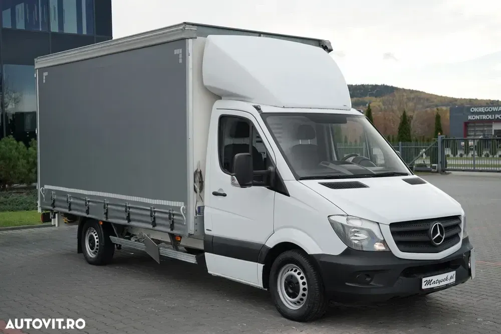 Mercedes-Benz SPRINTER / CORTINĂ / PRELATĂ AUTOMATĂ / 190 CP / IMPORTAT — imagine 3