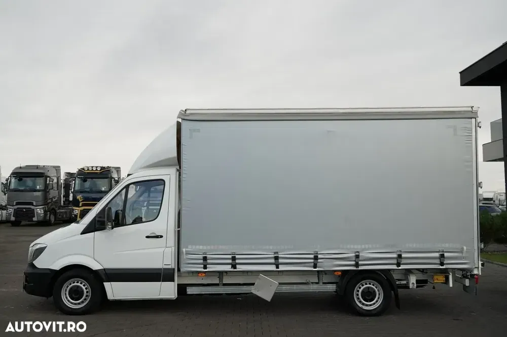 Mercedes-Benz SPRINTER / CORTINĂ / PRELATĂ AUTOMATĂ / 190 CP / IMPORTAT — imagine 4