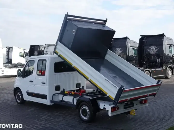 Renault MASTER / DCI 135 / BASCULATOR / CAMION CU OPȚIUNI 7 LOCURI / MANUAL