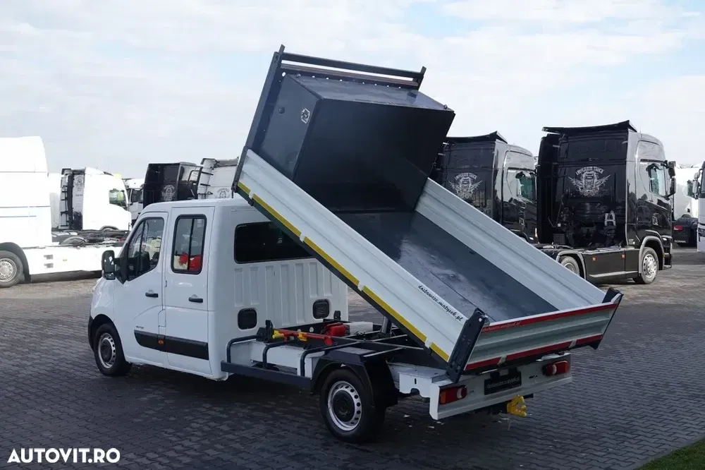 Renault MASTER / DCI 135 / BASCULATOR / CAMION CU OPȚIUNI 7 LOCURI / MANUAL — imagine 4