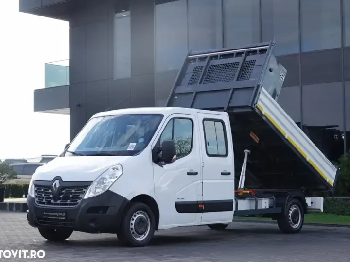 Renault MASTER / DCI 135 / BASCULATOR / CAMION CU OPȚIUNI 7 LOCURI / MANUAL