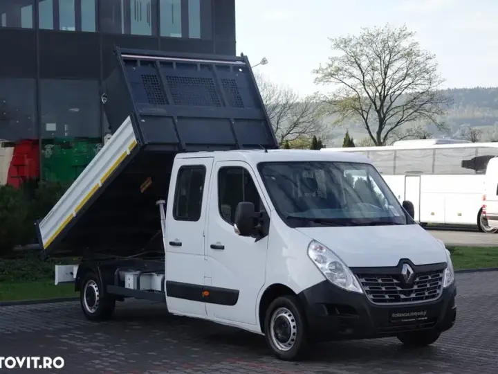 Renault MASTER / DCI 135 / BASCULATOR / CAMION CU OPȚIUNI 7 LOCURI / MANUAL