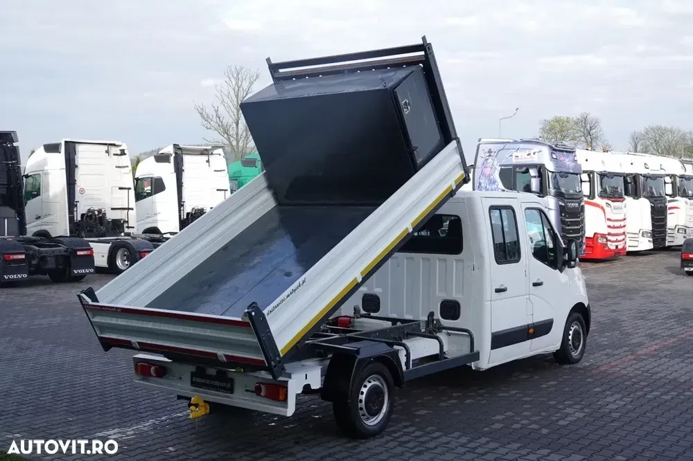 Renault MASTER / DCI 135 / BASCULATOR / CAMION CU OPȚIUNI 7 LOCURI / MANUAL — imagine 5