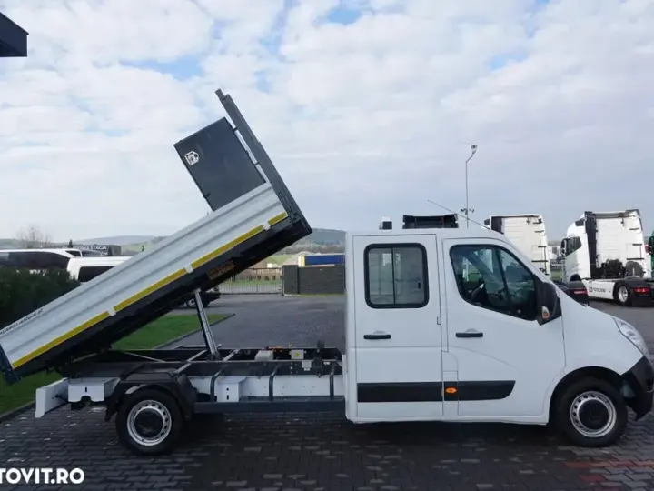 Renault MASTER / DCI 135 / BASCULATOR / CAMION CU OPȚIUNI 7 LOCURI / MANUAL