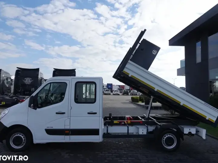 Renault MASTER / DCI 135 / BASCULATOR / CAMION CU OPȚIUNI 7 LOCURI / MANUAL