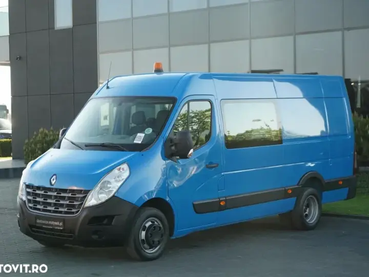 Renault MASTER / CAROSERIE ROATĂ / PANOU / CABINĂ DUPĂ 7 LOCURI / IMPORTAT