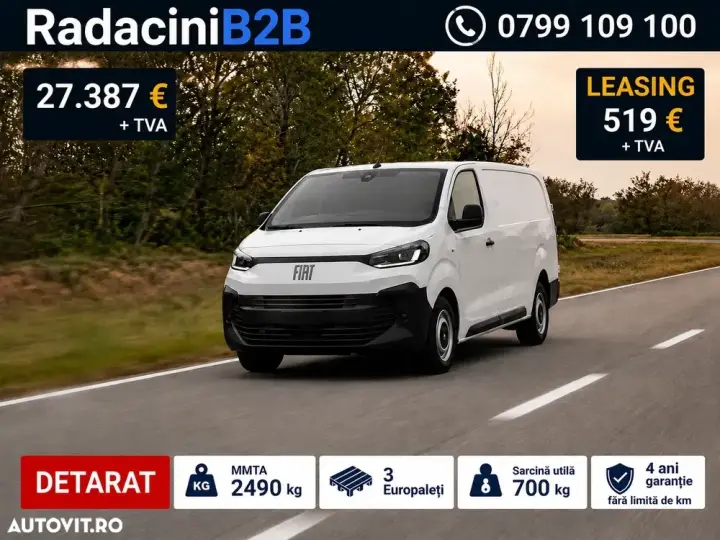 FIAT Scudo L3 1.5 HDi DETARAT la 2.490 kg