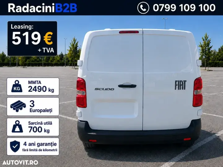FIAT Scudo L3 1.5 HDi DETARAT la 2.490 kg