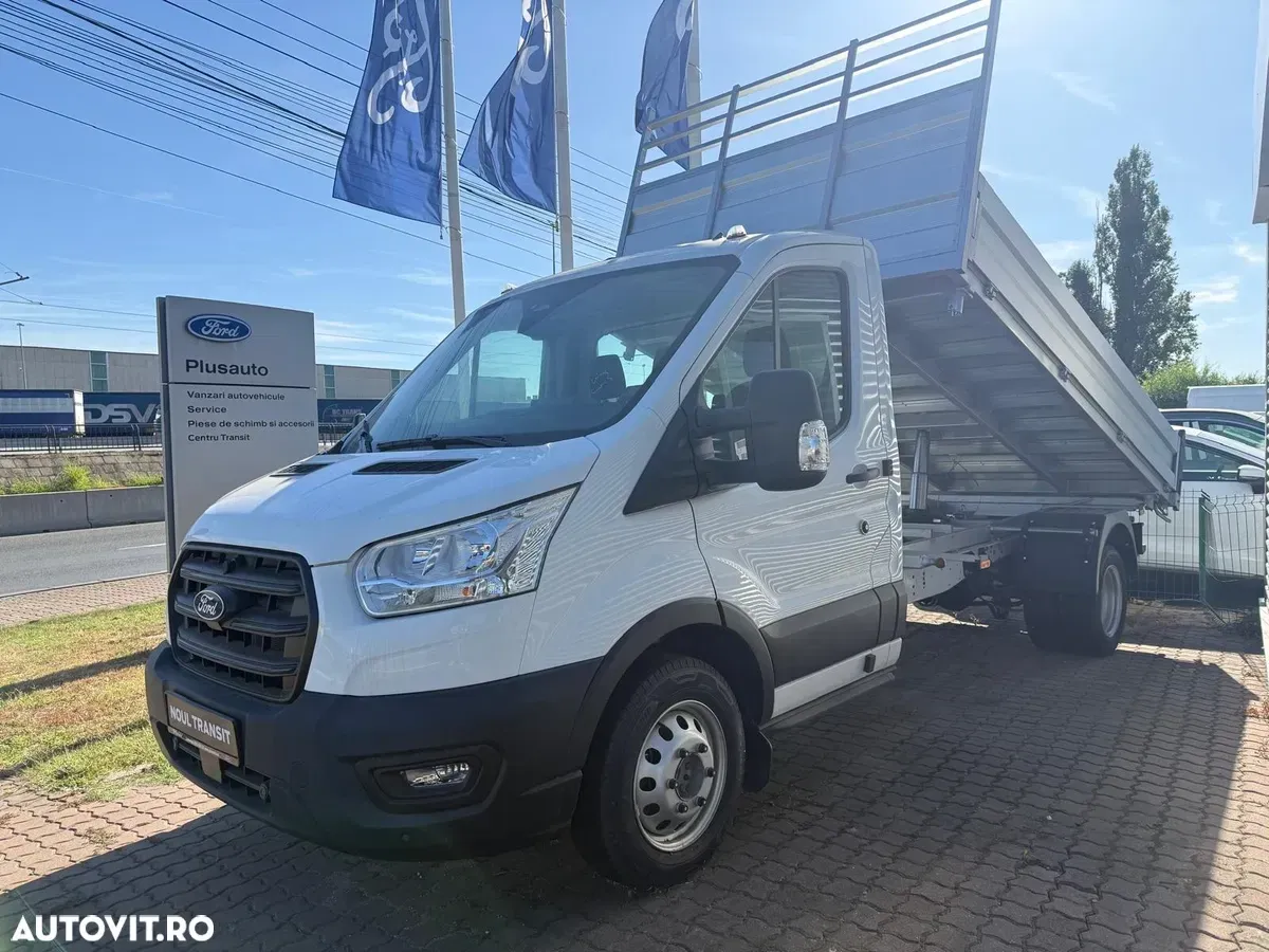 Ford TRANSIT S-CAB - BENA BASCULABILA TRILATERALA — imagine 4