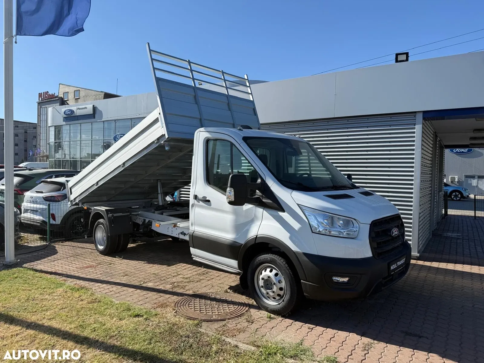 Ford TRANSIT S-CAB - BENA BASCULABILA TRILATERALA — imagine 6