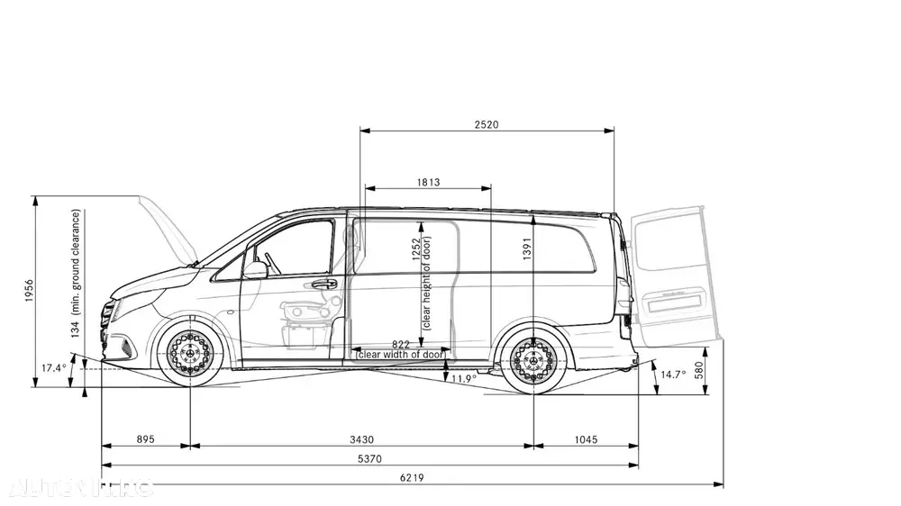 Mercedes-Benz Vito Furgon 114 PRO 2490 KG — imagine 2