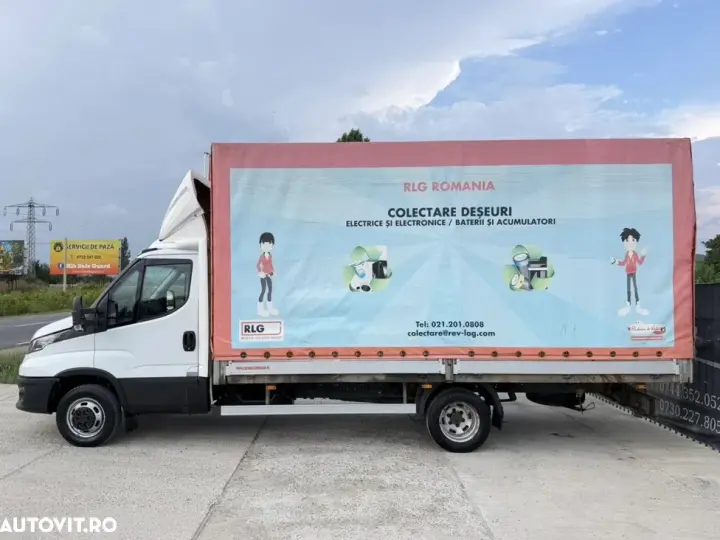 Iveco Daily Prelata 10 EUROPALETI AXA DUBLA SPATE