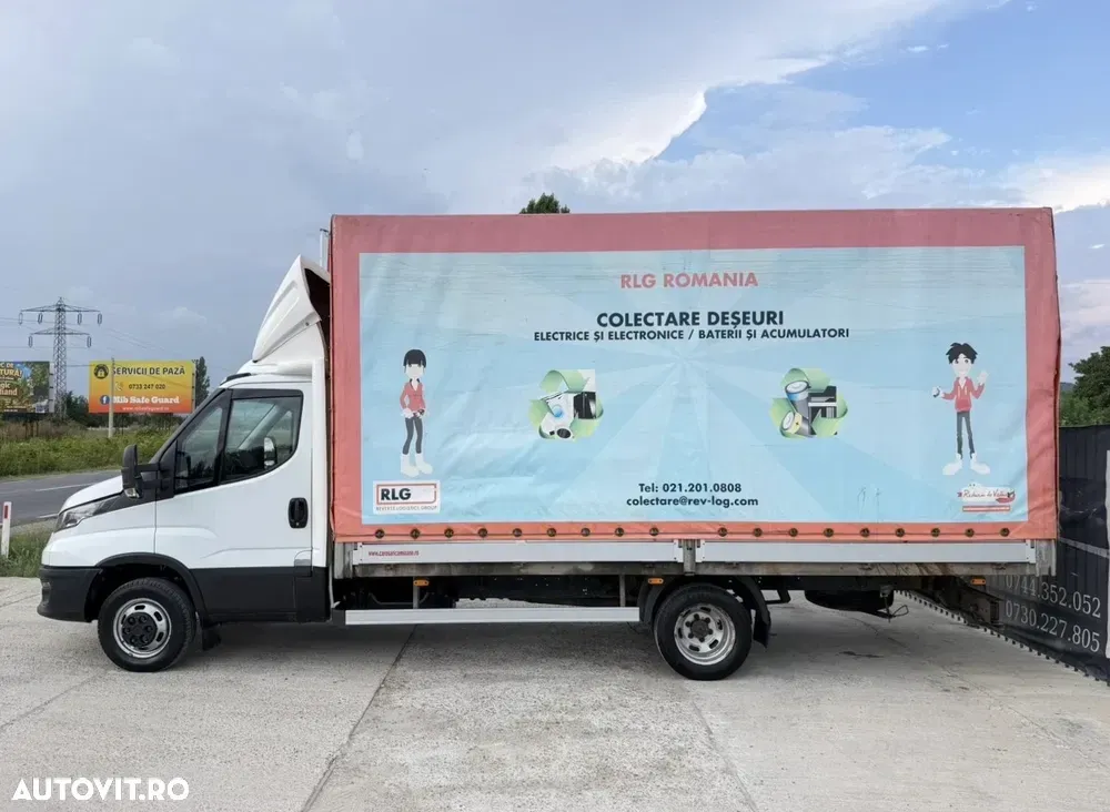 Iveco Daily Prelata 10 EUROPALETI AXA DUBLA SPATE — imagine 6