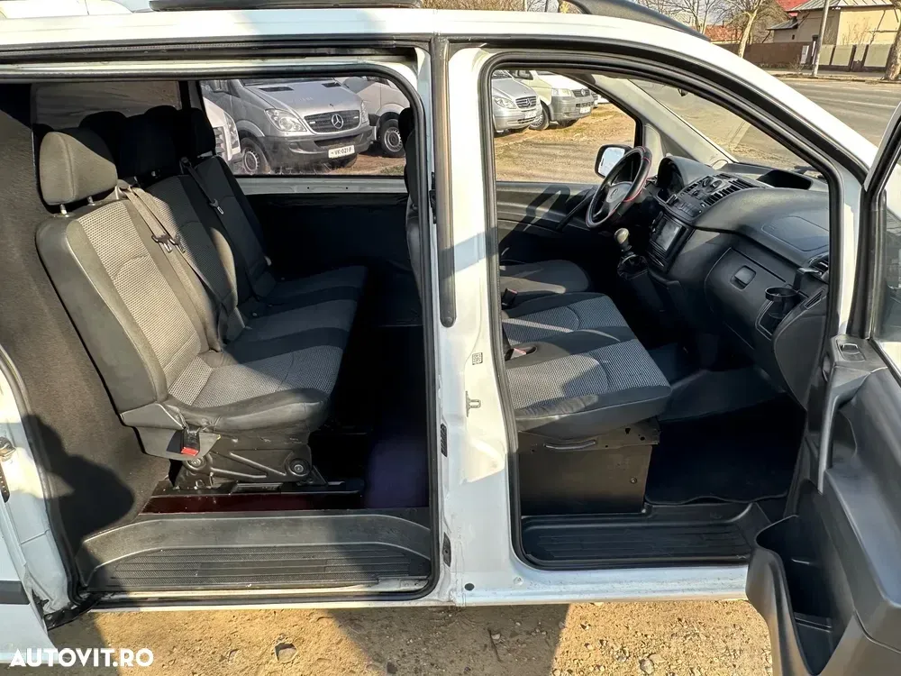 Mercedes-Benz Vito mixt 6 loc XXL -113 CDI -2014 — imagine 5