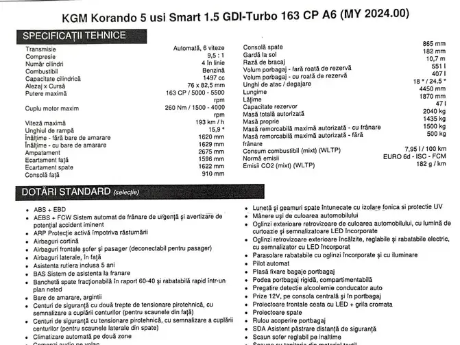 SsangYong Korando 1.5 T-GDi 4WD Automatik Quartz