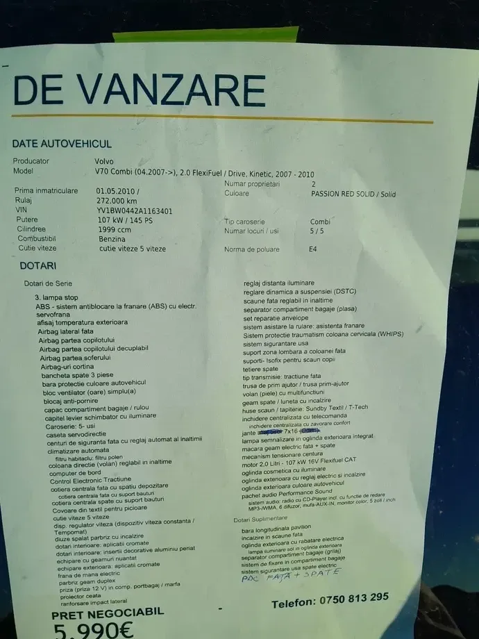 Volvo V70 III — imagine 2