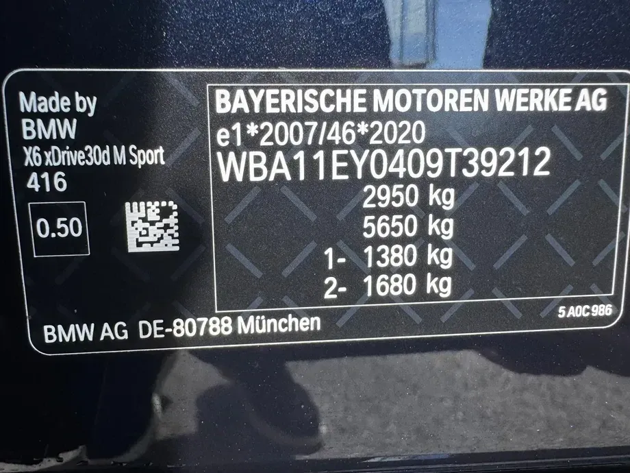 BMW X6 xDrive30d AT MHEV — imagine 2