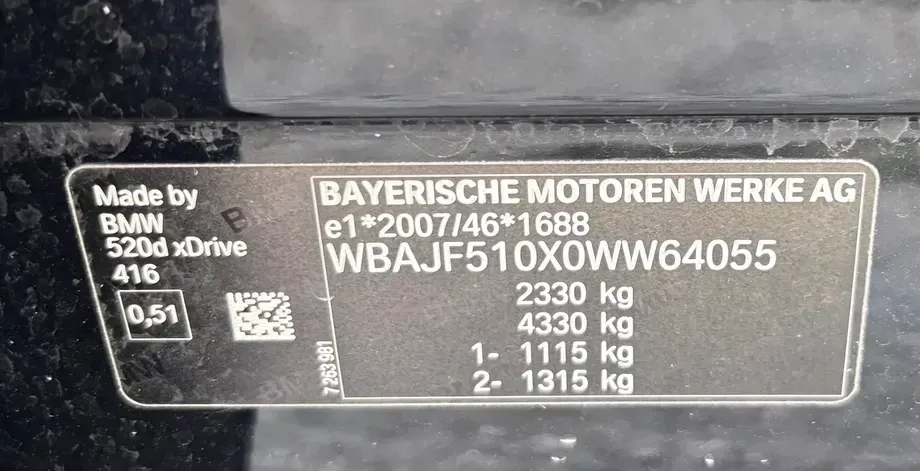 BMW Seria 5 G30/G31 520d xDrive Aut. M Sport Edition — imagine 2