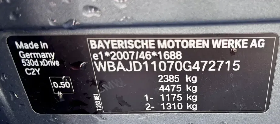BMW Seria 5 G30/G31 530d xDrive Aut. — imagine 2