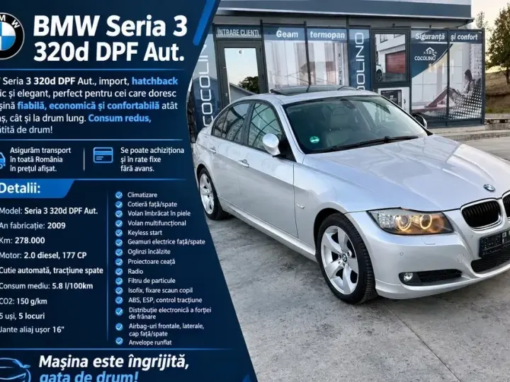 BMW Seria 3 E90/E91/E92/E93 320d DPF Aut.