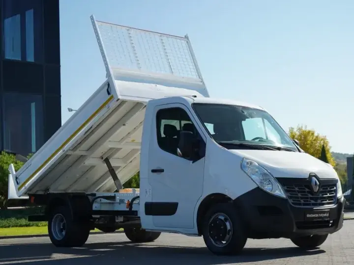 Renault MASTER / BASCULATOR DIN OȚEL - 3,3 M / DUBLU / MANUAL / IMPORTAT