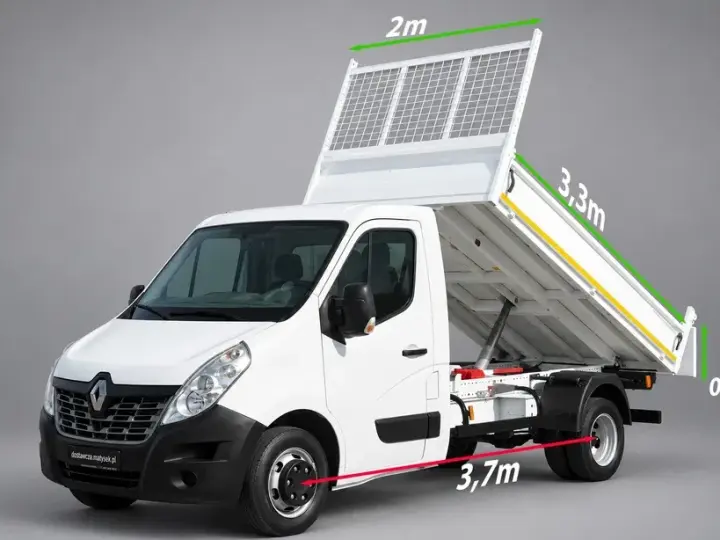 Renault MASTER / BASCULATOR DIN OȚEL - 3,3 M / DUBLU / MANUAL / IMPORTAT