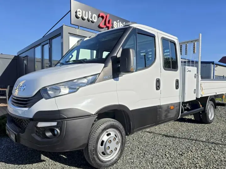Iveco Daily doka,6 loc. basculabila,punte dubla,140 CP, 105500 km.