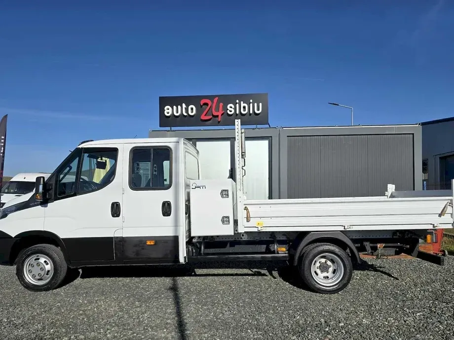 Iveco Daily doka,6 loc. basculabila,punte dubla,140 CP, 105500 km. — imagine 10