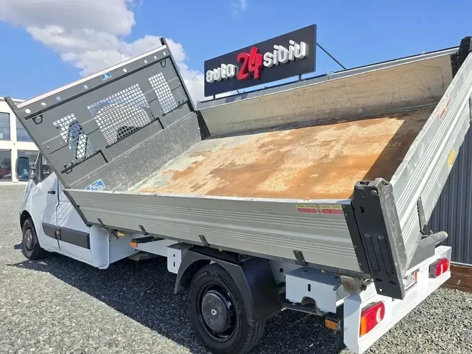 Renault Master 6 loc. bena Scattolini basculabila 3 parti, 33700 km, 2019. — imagine 10