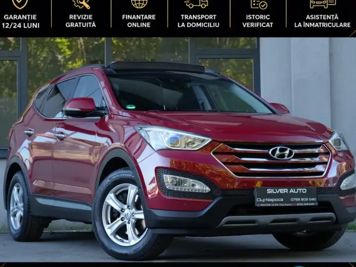 Hyundai Santa Fe blue 2.2 CRDI 4WD Automatik Style