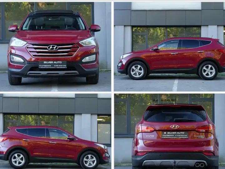 Hyundai Santa Fe blue 2.2 CRDI 4WD Automatik Style