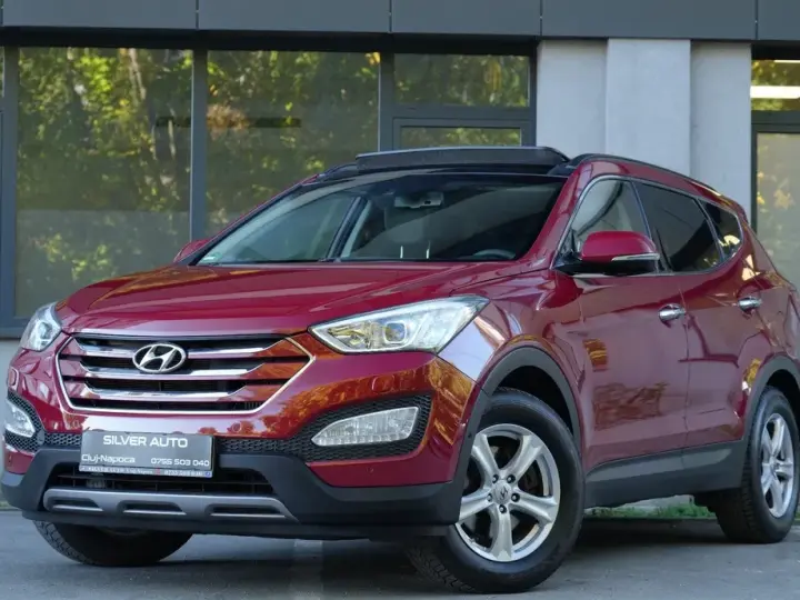 Hyundai Santa Fe blue 2.2 CRDI 4WD Automatik Style