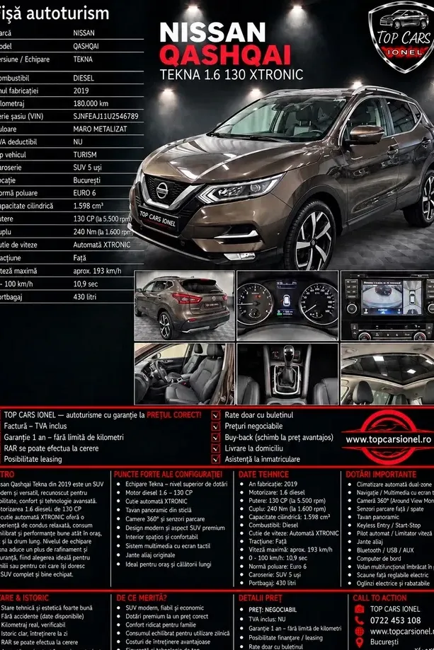 Nissan Qashqai II 1.6 DCI Xtronic TEKNA+ — imagine 8