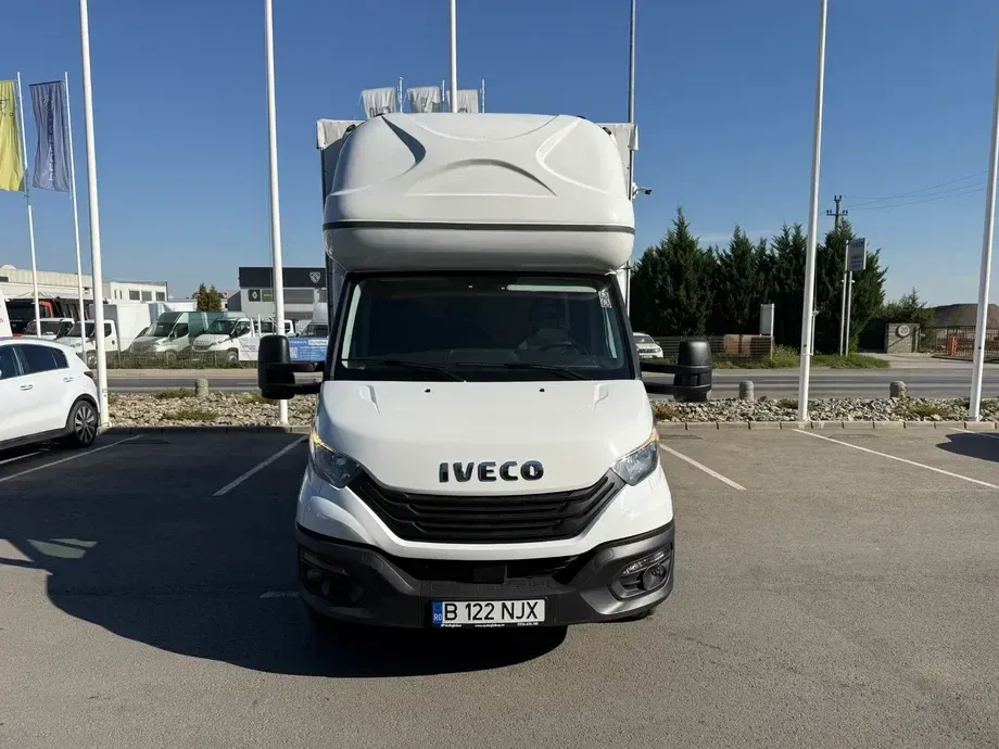 Iveco Daily 35S18H 4100 176 CP - prelată, Webasto, cabină dormit — imagine 2