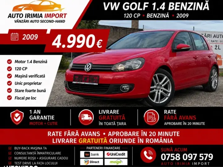 Volkswagen Golf VI 1.4 TSI Comfortline