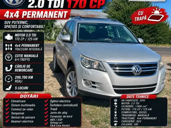 Volkswagen Tiguan I 2.0 TDI DPF 4Motion Track&Field