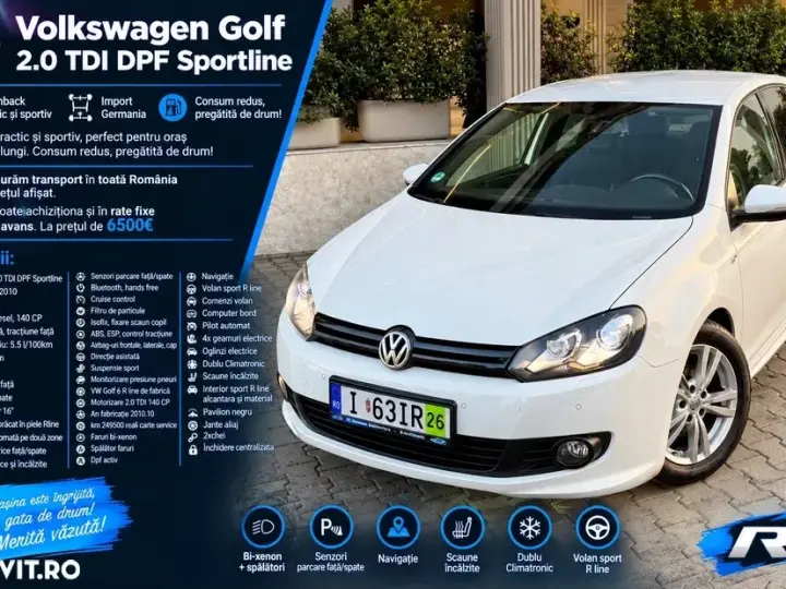 Volkswagen Golf VI 2.0 TDI DPF Sportline