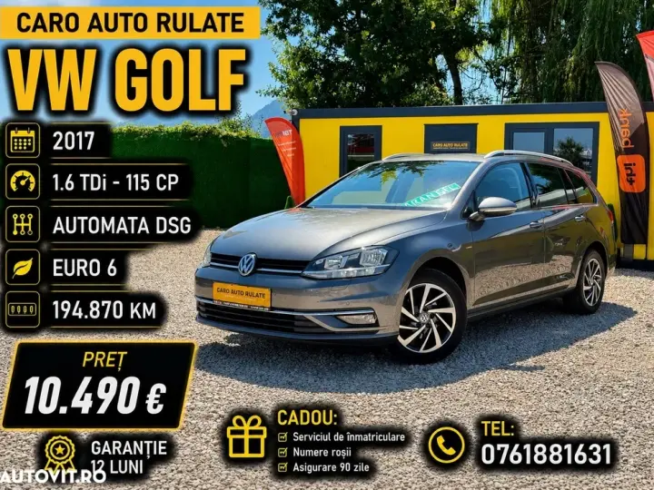 Volkswagen Golf VII 1.6 TDI DSG Sound