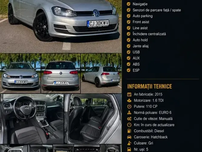 Volkswagen Golf VII 1.6 TDI BMT Comfortline